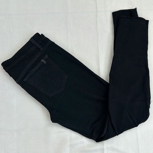 Joe Jeans Black Skinny Leather Knee Patch - Picture 3 of 12